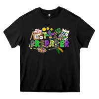 Black tax preparer mardi gras Heavy Core Tee - CowGirlArtShop