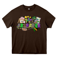 Chocolate Brown tax preparer mardi gras Heavy Core Tee - CowGirlArtShop