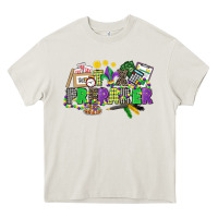 Cream tax preparer mardi gras Heavy Core Tee - CowGirlArtShop