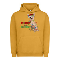 Pigment Peanut Butter merry and bright chihuahua Urban Hoodie - RanaPortraitStore