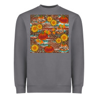 Storm pumpkin plaid sunflower seamless Heavyweight Sweatshirt - AdoDesignShop
