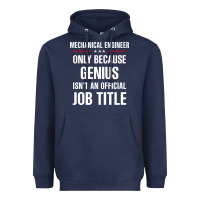 Navy gift for genius mechanical engineer Heavyweight Hoodie - DesigneFamous