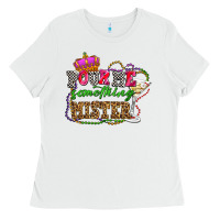 White pour me something mister olivia Ladies Tee - OliviaCreatesArt
