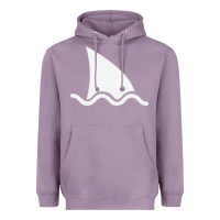 Lavender shark fin Heavyweight Hoodie - DesigneFamous