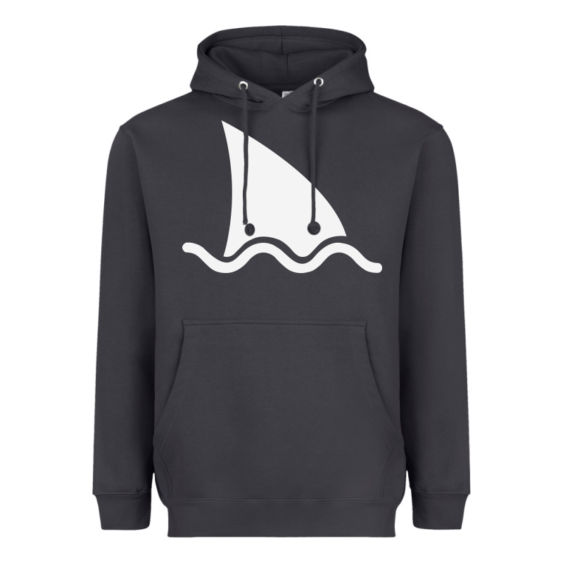 Shark Fin Heavyweight Hoodie by DesigneFamous | Teevron