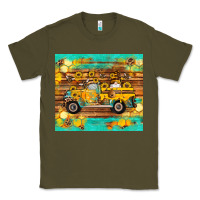 Western Bee Gnomes Truck Honeycomb  Leopard Turquoise Wooden Serape Classic Tee | Teevron