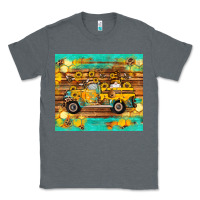 Charcoal Heather western bee gnomes truck honeycomb  leopard turquoise wooden serape Classic Tee - Artiststas