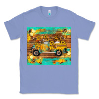 Colony Blue western bee gnomes truck honeycomb  leopard turquoise wooden serape Classic Tee - Artiststas