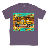 Lavender western bee gnomes truck honeycomb  leopard turquoise wooden serape Classic Tee - Artiststas