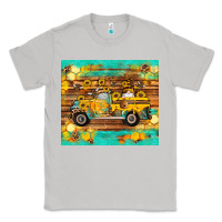 Moon Dust western bee gnomes truck honeycomb  leopard turquoise wooden serape Classic Tee - Artiststas