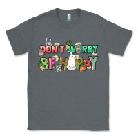 Charcoal Heather Don't worry be hoppy Easter Day Classic Tee - HowdyJamesFarm