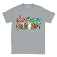 Heather Grey Don't worry be hoppy Easter Day Classic Tee - HowdyJamesFarm