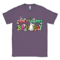 Lavender Don't worry be hoppy Easter Day Classic Tee - HowdyJamesFarm