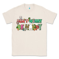 Natural Don't worry be hoppy Easter Day Classic Tee - HowdyJamesFarm
