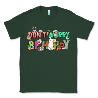 Sports Green Don't worry be hoppy Easter Day Classic Tee - HowdyJamesFarm