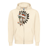 Sandshell indian headress Zipper Hoodie - AdoDesignShop