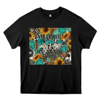 Black yet despite the look on my face you are still talk Heavy Core Tee - CowGirlArtShop