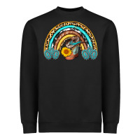 Black cowboy boots and hat rainbow Heavyweight Sweatshirt - AdoDesignShop