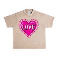 French Oak valentine's day hearts Urban Heavy Tee - FaDigitalArtStudio