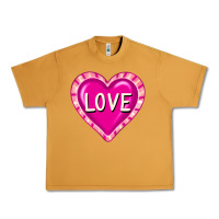 Peanut Butter valentine's day hearts Urban Heavy Tee - FaDigitalArtStudio