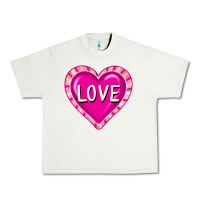 Pistachio valentine's day hearts Urban Heavy Tee - FaDigitalArtStudio