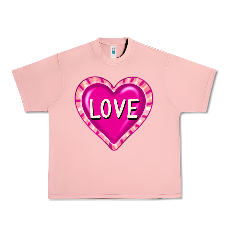 Valentine's Day Hearts Urban Heavy Tee by FaDigitalArtStudio | Teevron