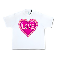 White valentine's day hearts Urban Heavy Tee - FaDigitalArtStudio