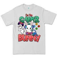 Dove Grey I'm the game Bunny Easter day Premium Tee - HowdyJamesFarm