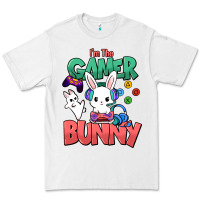 White I'm the game Bunny Easter day Premium Tee - HowdyJamesFarm