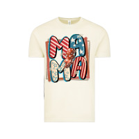 Vintage Arctic 4th of July mama with lightning bolt Vintage Tee - FaDigitalArtStudio