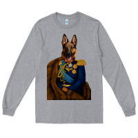 Heather Grey Pet Portraits, Custom Pet Portraits, Renaissance Pet Portraits, Custom Long Sleeve Tee - RanaPortraitStore