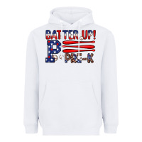 White batter up pre k Heavyweight Hoodie - JahusDesignShop