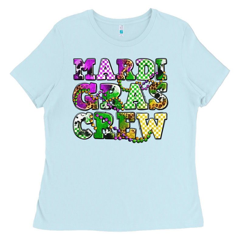 Mardi Gras Crew Olivia Ladies Tee by OliviaCreatesArt | Teevron