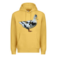 Antique Gold Ancona Duck Premium Hoodie - LillyAllenDesigns