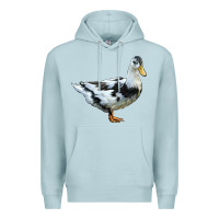 Blue Mist Ancona Duck Premium Hoodie - LillyAllenDesigns