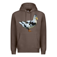 Coffee Ancona Duck Premium Hoodie - LillyAllenDesigns