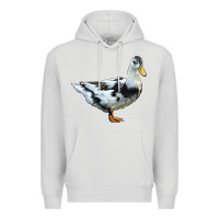 Dove Grey Ancona Duck Premium Hoodie - LillyAllenDesigns