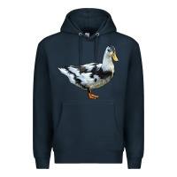 Navy Ancona Duck Premium Hoodie - LillyAllenDesigns