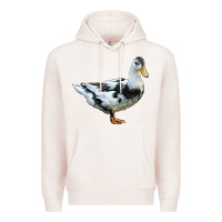 Pale Pink Ancona Duck Premium Hoodie - LillyAllenDesigns