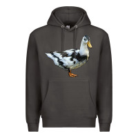 Smoke Ancona Duck Premium Hoodie - LillyAllenDesigns