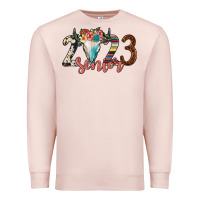 Pale Pink 2023 senior bull skull Premium Sweatshirt - JahusDesignShop