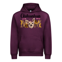 Mauve Wine western chihuahua mom Urban Hoodie - RanaPortraitStore