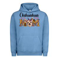 Pigment Pebble Blue western chihuahua mom Urban Hoodie - RanaPortraitStore