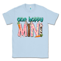 Dusty Blue One hoppy Mini Easter Day Classic Tee - HowdyJamesFarm