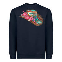 Navy cowboy hat Heavyweight Sweatshirt - AdoDesignShop