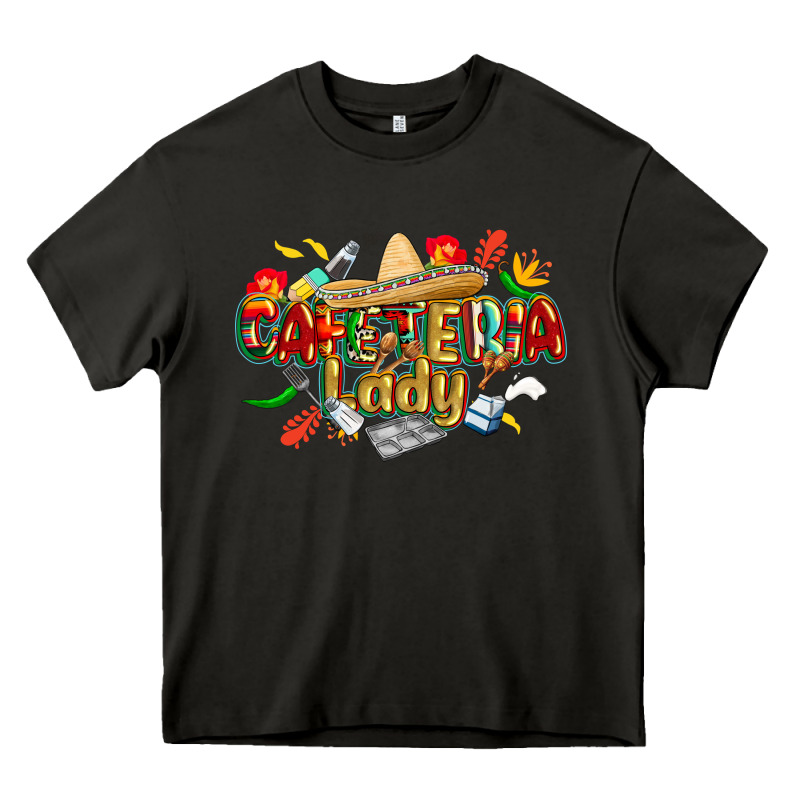 Cinco De Mayo Cafeteria Lady Heavy Core Tee by CowGirlArtShop | Teevron