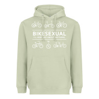 Matcha bikesexual   cyclist bicycle biking bike cycling t shirt tee gift Heavyweight Hoodie - DesigneFamous