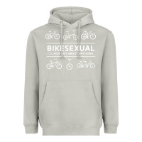 Moon Dust bikesexual   cyclist bicycle biking bike cycling t shirt tee gift Heavyweight Hoodie - DesigneFamous