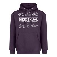 Bikesexual   Cyclist Bicycle Biking Bike Cycling T Shirt Tee Gift Heavyweight Hoodie | Teevron