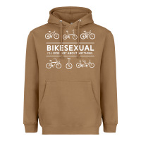 Toasted Coconut bikesexual   cyclist bicycle biking bike cycling t shirt tee gift Heavyweight Hoodie - DesigneFamous